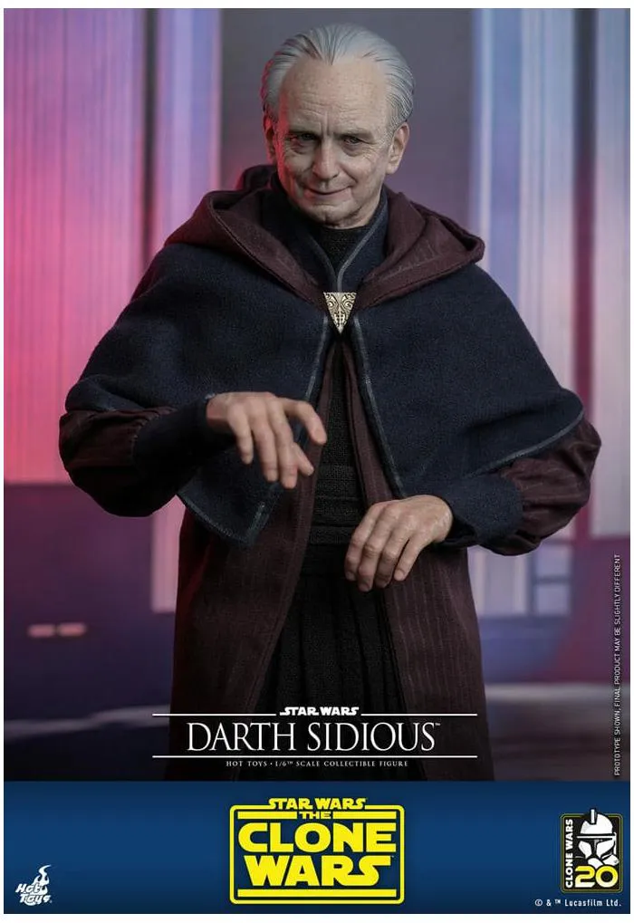 STAR WARS - The Clone Wars - Darth Sidious 1/6 Action Figure 12" TMS102