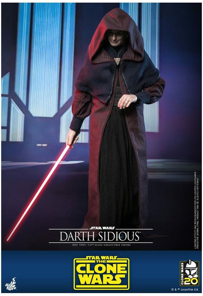 STAR WARS - The Clone Wars - Darth Sidious 1/6 Action Figure 12" TMS102