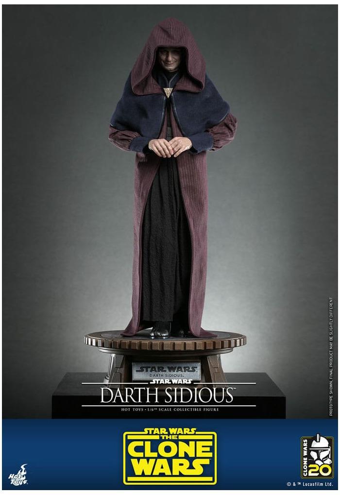 STAR WARS - The Clone Wars - Darth Sidious 1/6 Action Figure 12" TMS102