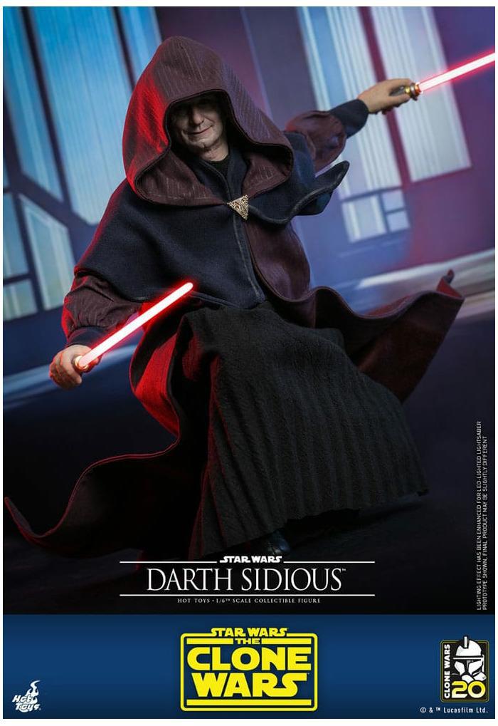 STAR WARS - The Clone Wars - Darth Sidious 1/6 Action Figure 12" TMS102