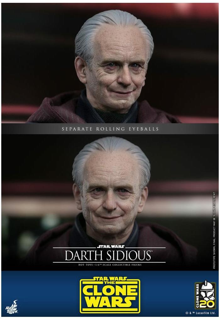 STAR WARS - The Clone Wars - Darth Sidious 1/6 Action Figure 12" TMS102