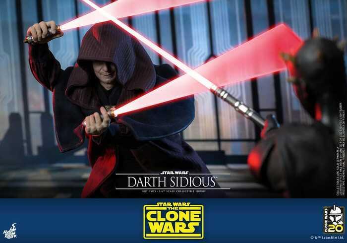 STAR WARS - The Clone Wars - Darth Sidious 1/6 Action Figure 12" TMS102