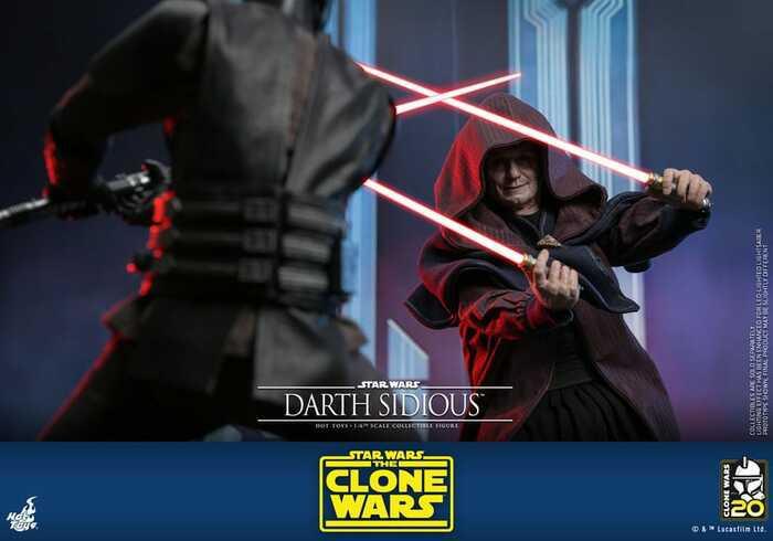 STAR WARS - The Clone Wars - Darth Sidious 1/6 Action Figure 12" TMS102