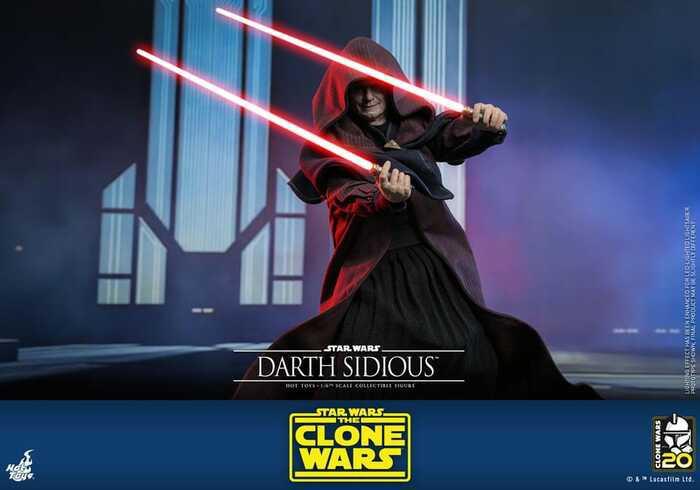 STAR WARS - The Clone Wars - Darth Sidious 1/6 Action Figure 12" TMS102