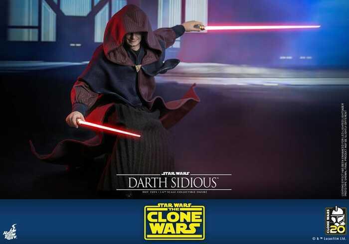 STAR WARS - The Clone Wars - Darth Sidious 1/6 Action Figure 12" TMS102