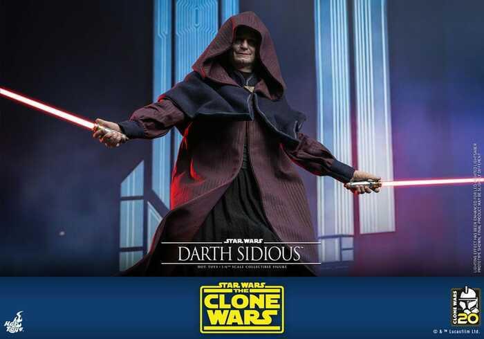 STAR WARS - The Clone Wars - Darth Sidious 1/6 Action Figure 12" TMS102