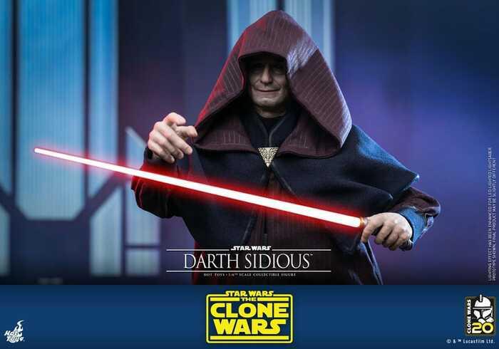 STAR WARS - The Clone Wars - Darth Sidious 1/6 Action Figure 12" TMS102