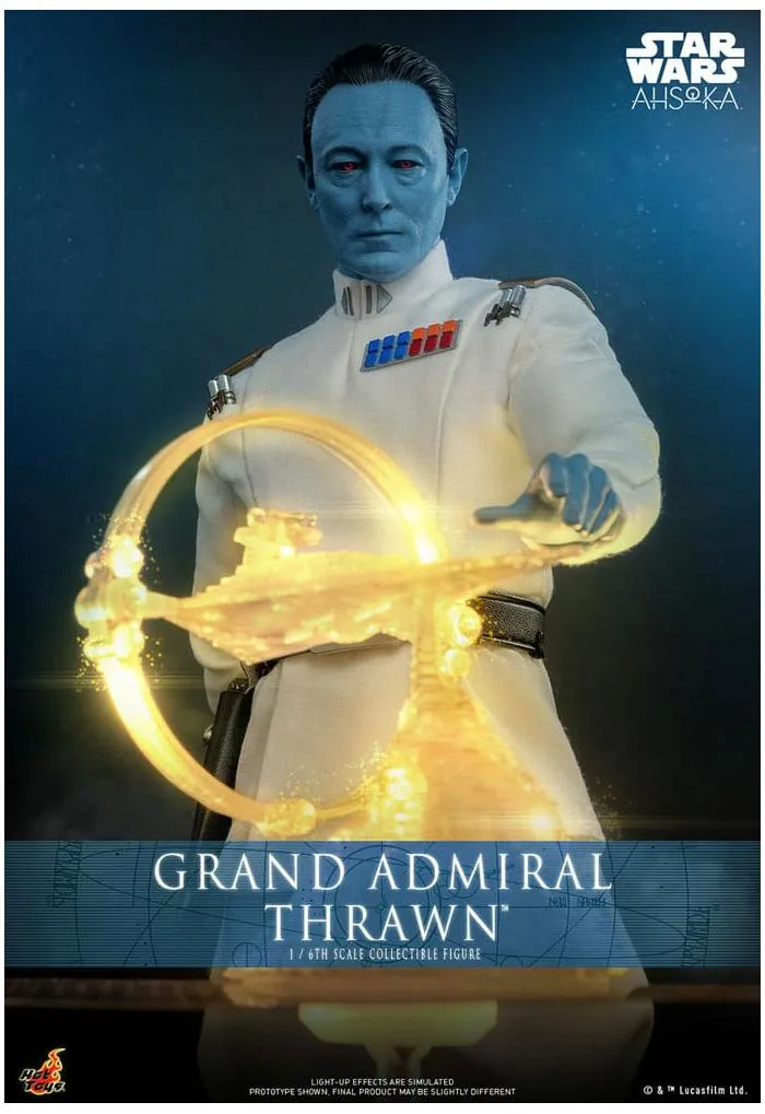 STAR WARS - Ahsoka - Grand Admiral Thrawn 1/6 Action Figure 12" TMS116