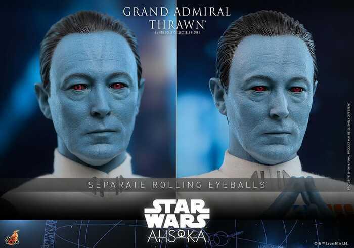STAR WARS - Ahsoka - Grand Admiral Thrawn 1/6 Action Figure 12" TMS116