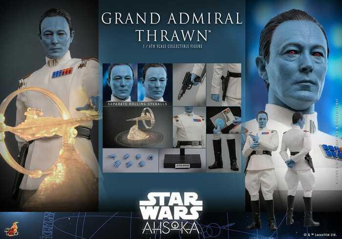 STAR WARS - Ahsoka - Grand Admiral Thrawn 1/6 Action Figure 12" TMS116