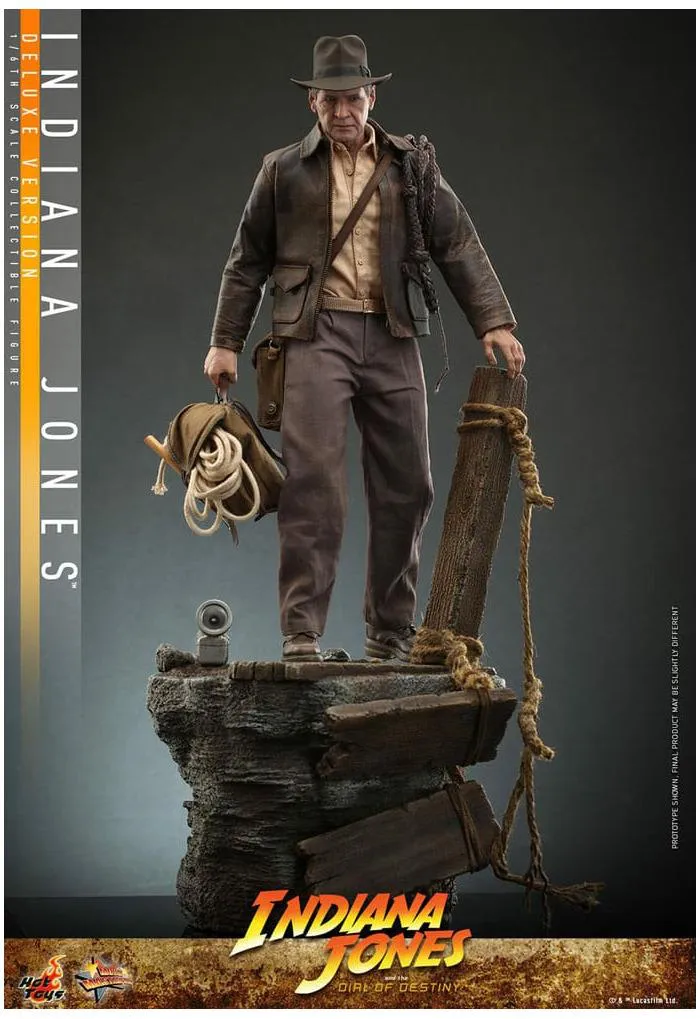 INDIANA JONES - Indiana Jones and the Dial of Destiny Deluxe Ver. 1/6 Action Figure 12" MMS717