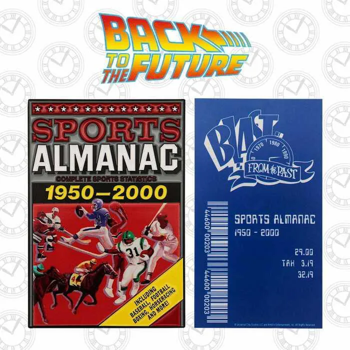 RITORNO AL FUTURO - Back to the Future - Sports Almanac Ingot Limited Edition
