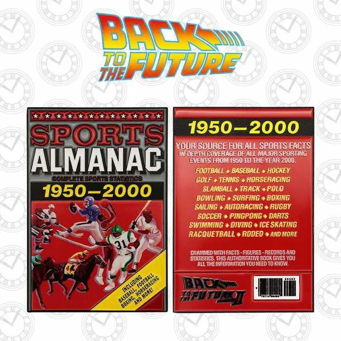 RITORNO AL FUTURO - Back to the Future - Sports Almanac Ingot Limited Edition