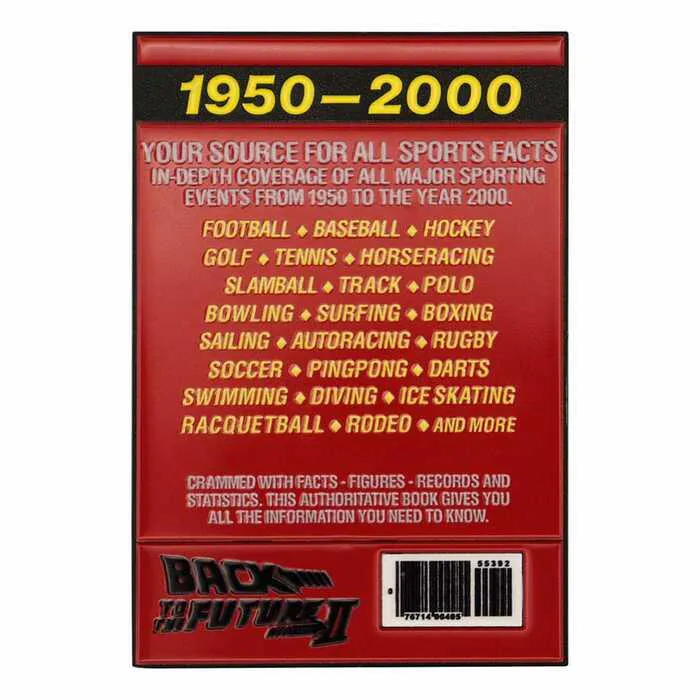 RITORNO AL FUTURO - Back to the Future - Sports Almanac Ingot Limited Edition