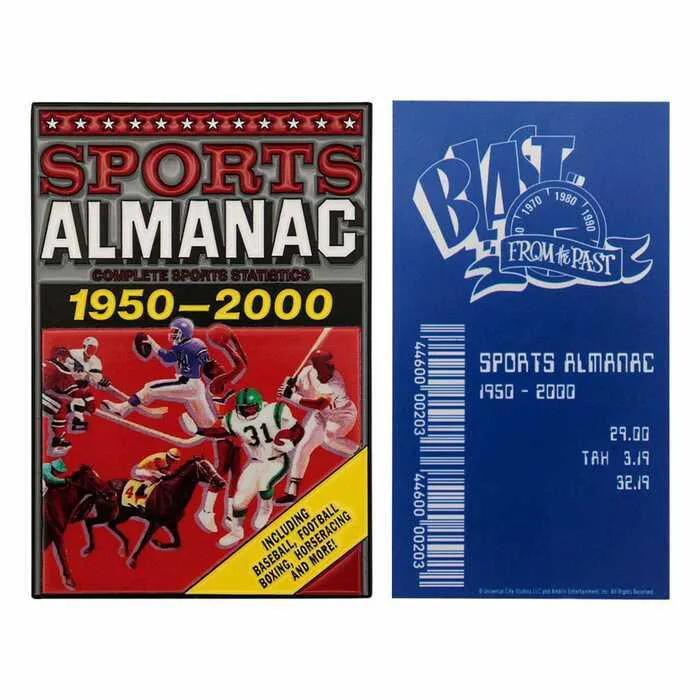 RITORNO AL FUTURO - Back to the Future - Sports Almanac Ingot Limited Edition