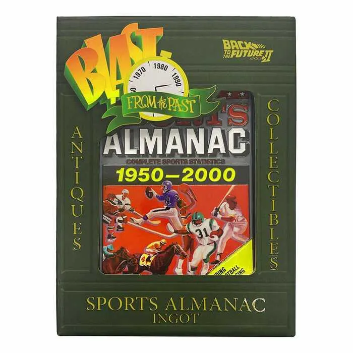 RITORNO AL FUTURO - Back to the Future - Sports Almanac Ingot Limited Edition