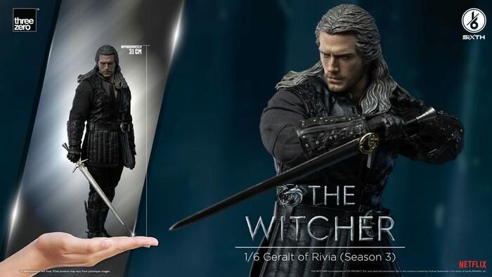 THE WITCHER - Netflix Season 3 - Geralt of Rivia 1/6 Action Figure 12"