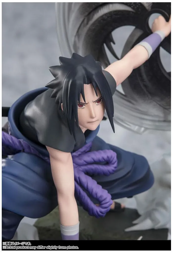 NARUTO SHIPPUDEN - Figuarts ZERO Extra Battle - The Light & Dark of the Mangekyo Sharingan - Sasuke Uchiha Pvc Figure