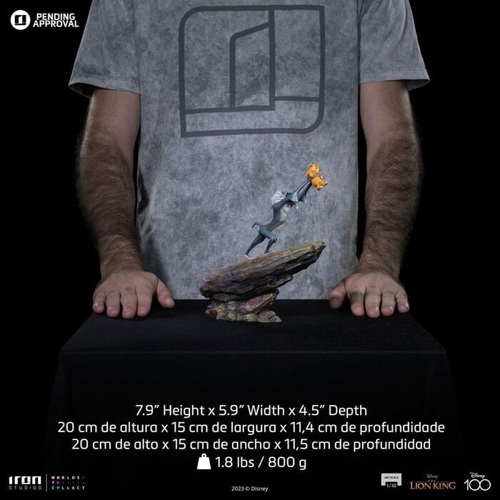 DISNEY - The Lion King - The Lion King 1/10 Art Scale Statue