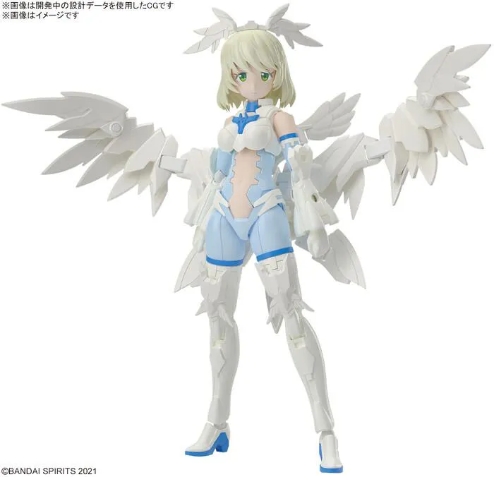 GUNDAM 30MS / 30 MINUTES SISTERS - SIS-Dc88w Elliene Eri-Erika Elegant Form Model Kit # 012