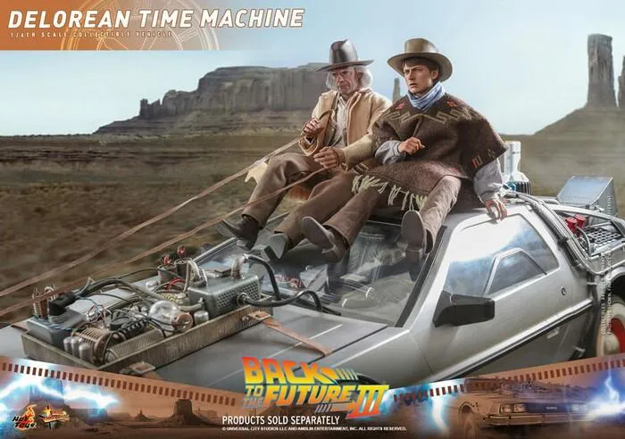 RITORNO AL FUTURO - Back to the Future III - DeLorean Time Machine 1/6 Vehicle MMS738