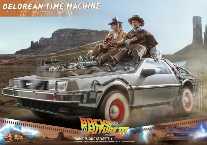 RITORNO AL FUTURO - Back to the Future III - DeLorean Time Machine 1/6 Vehicle MMS738