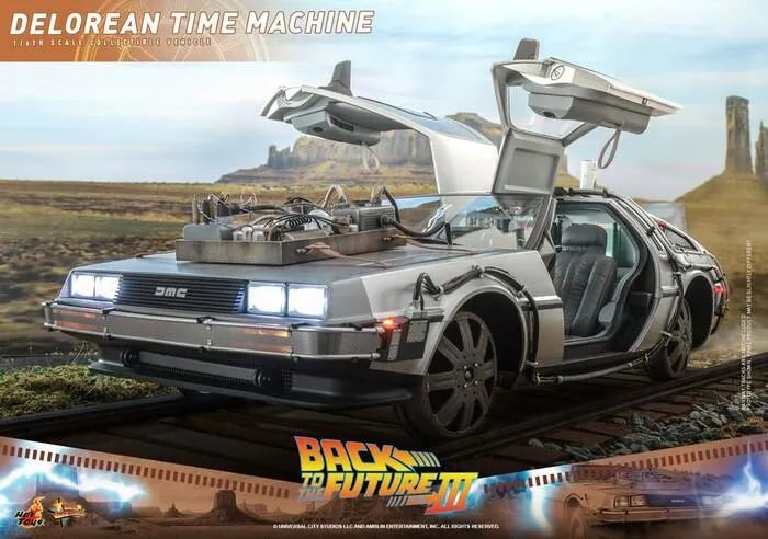 RITORNO AL FUTURO - Back to the Future III - DeLorean Time Machine 1/6 Vehicle MMS738