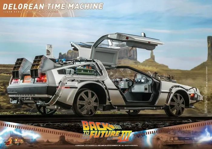 RITORNO AL FUTURO - Back to the Future III - DeLorean Time Machine 1/6 Vehicle MMS738