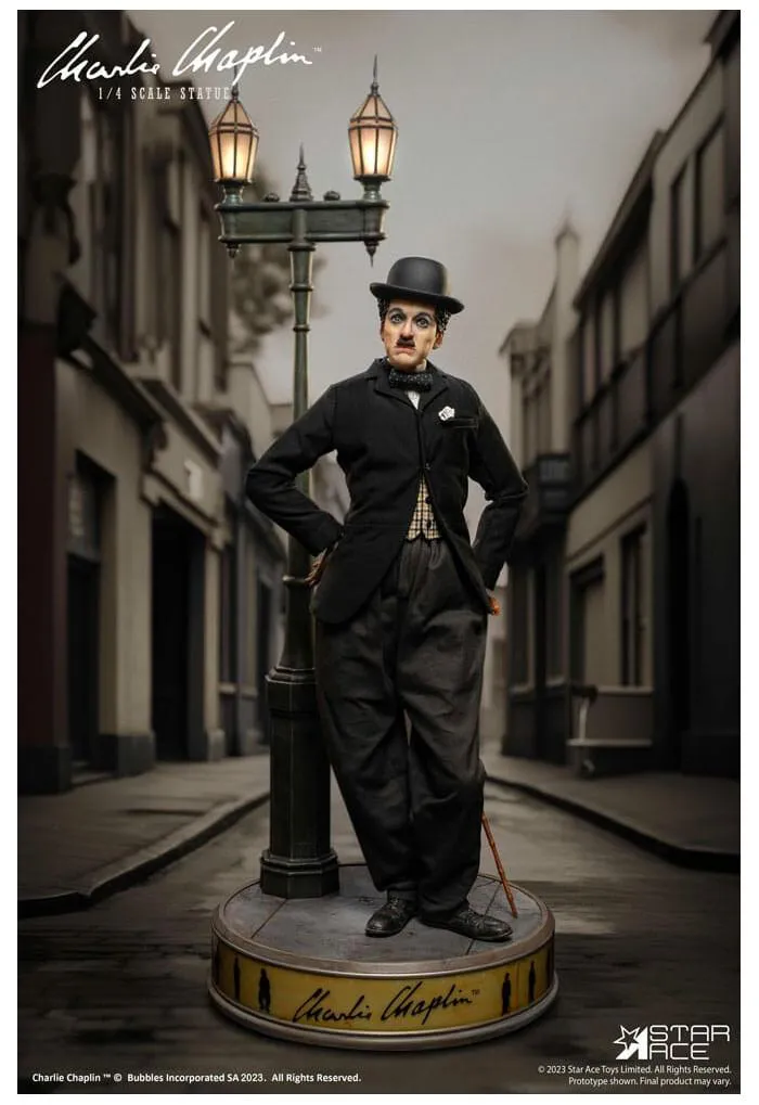 CHARLIE CHAPLIN - Charlie Chaplin Deluxe Version 1/4 Polystone Statue