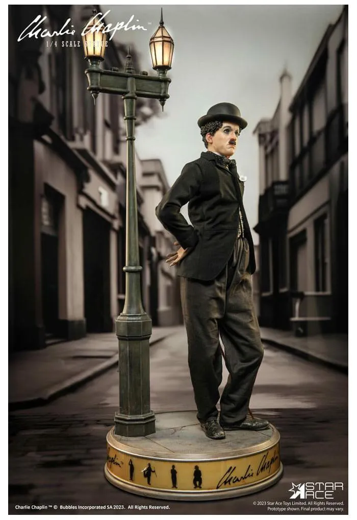 CHARLIE CHAPLIN - Charlie Chaplin Deluxe Version 1/4 Polystone Statue