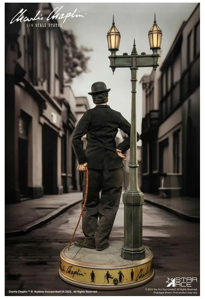 CHARLIE CHAPLIN - Charlie Chaplin Deluxe Version 1/4 Polystone Statue