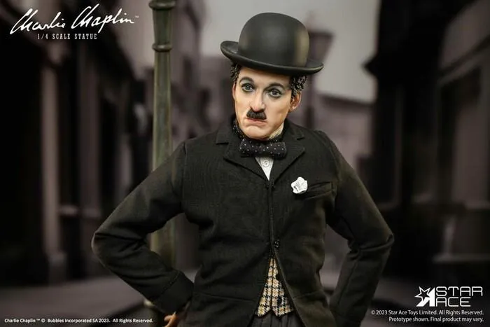 CHARLIE CHAPLIN - Charlie Chaplin Deluxe Version 1/4 Polystone Statue