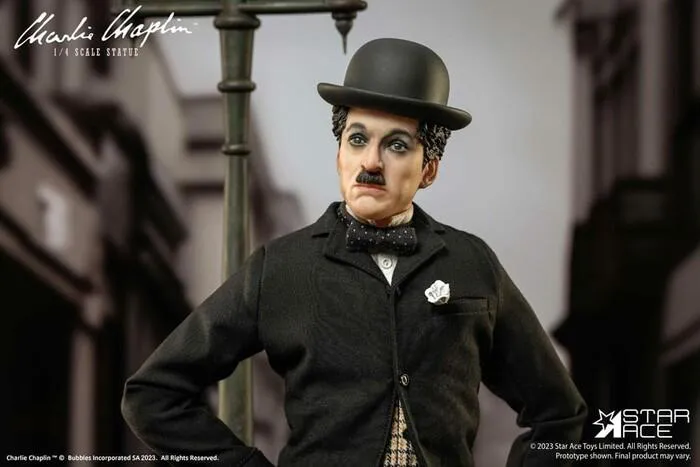 CHARLIE CHAPLIN - Charlie Chaplin Deluxe Version 1/4 Polystone Statue