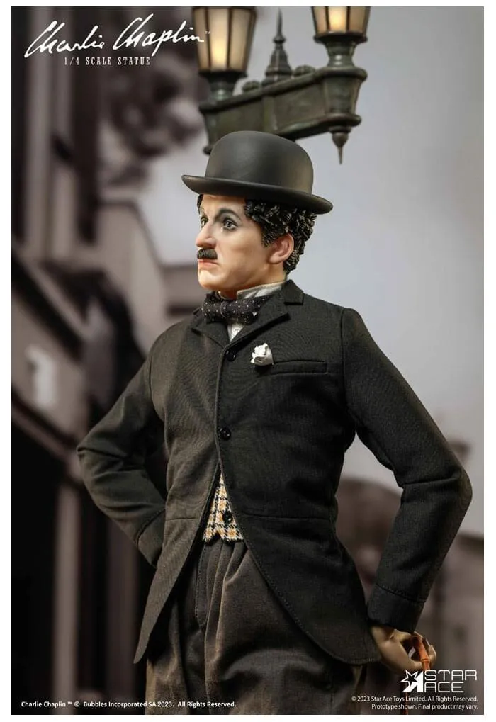 CHARLIE CHAPLIN - Charlie Chaplin Deluxe Version 1/4 Polystone Statue