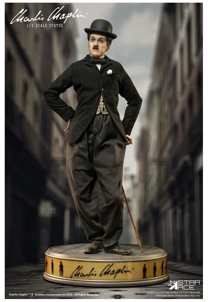 CHARLIE CHAPLIN - Charlie Chaplin Deluxe Version 1/4 Polystone Statue