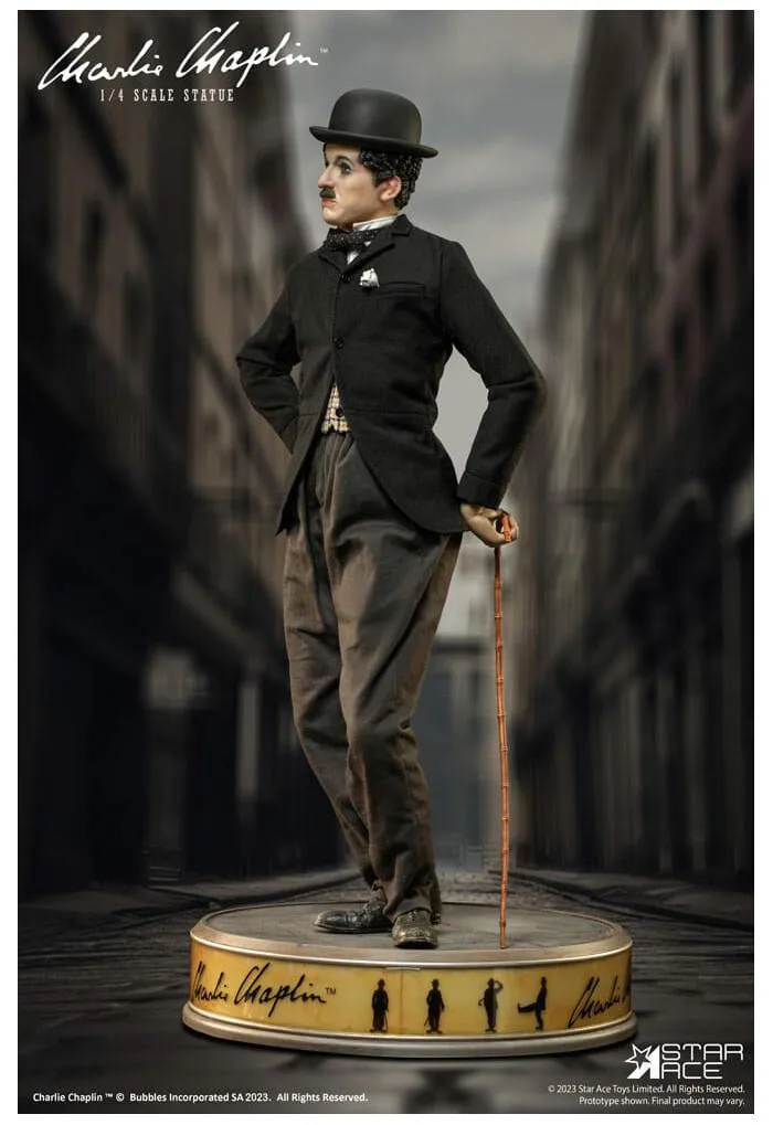 CHARLIE CHAPLIN - Charlie Chaplin Deluxe Version 1/4 Polystone Statue