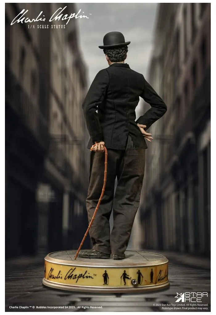 CHARLIE CHAPLIN - Charlie Chaplin Deluxe Version 1/4 Polystone Statue