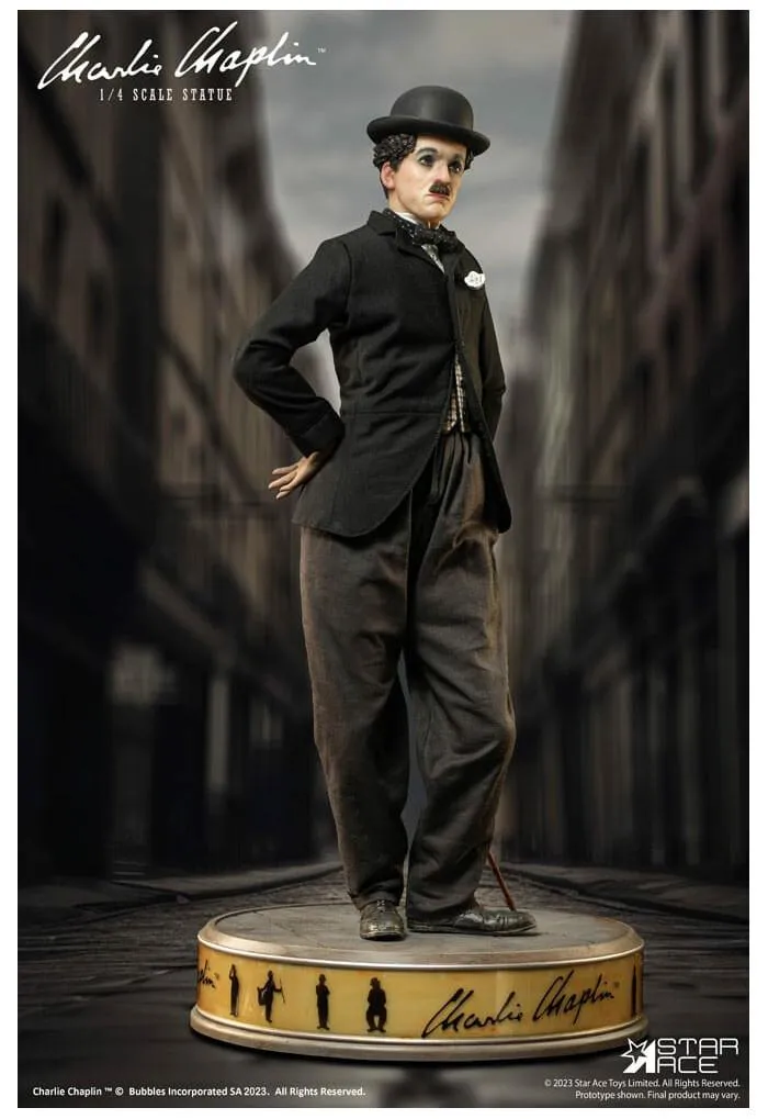 CHARLIE CHAPLIN - Charlie Chaplin Deluxe Version 1/4 Polystone Statue
