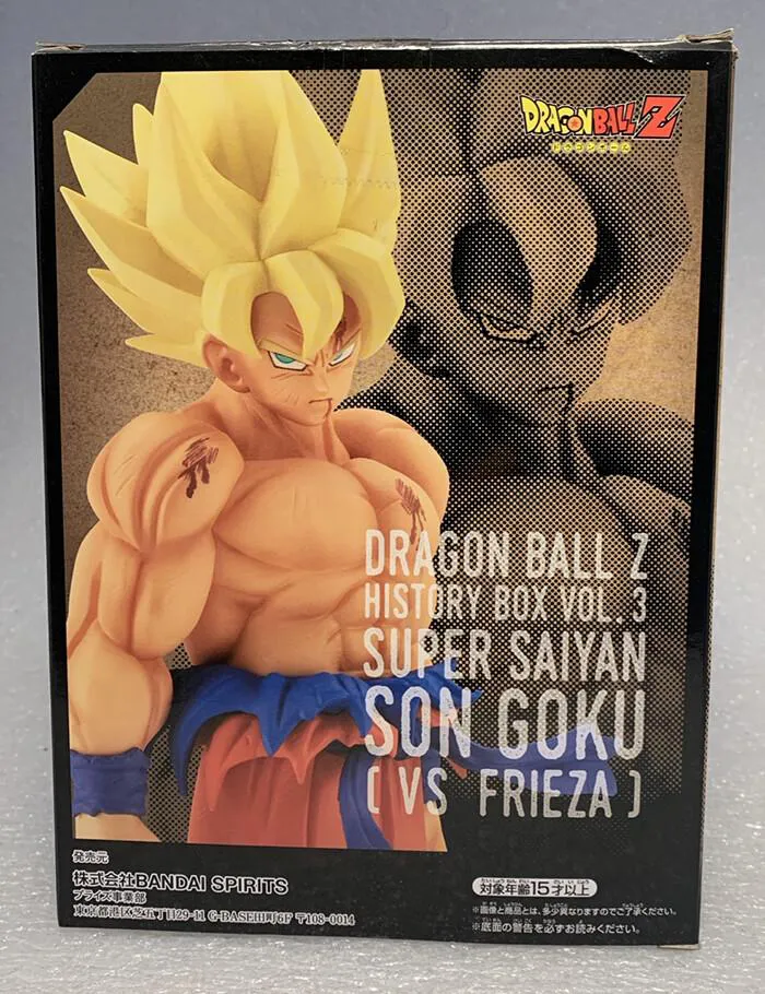DRAGON BALL Z - History Box Vol.3 - Son Goku SSJ Pvc Figure Displayed