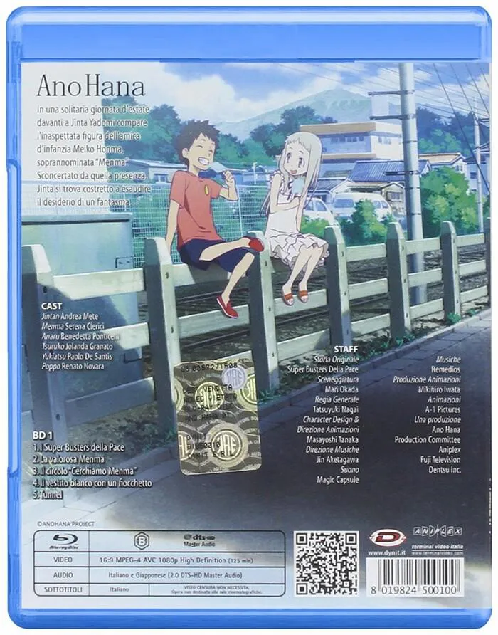 Ano hana Volume 1 Episodi 01-05 Blu-ray