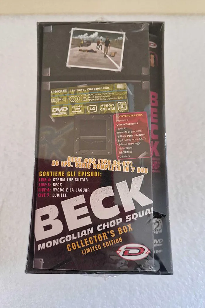 Beck mongolian chop squad Volume 2 + Collector's Box Limited DVD