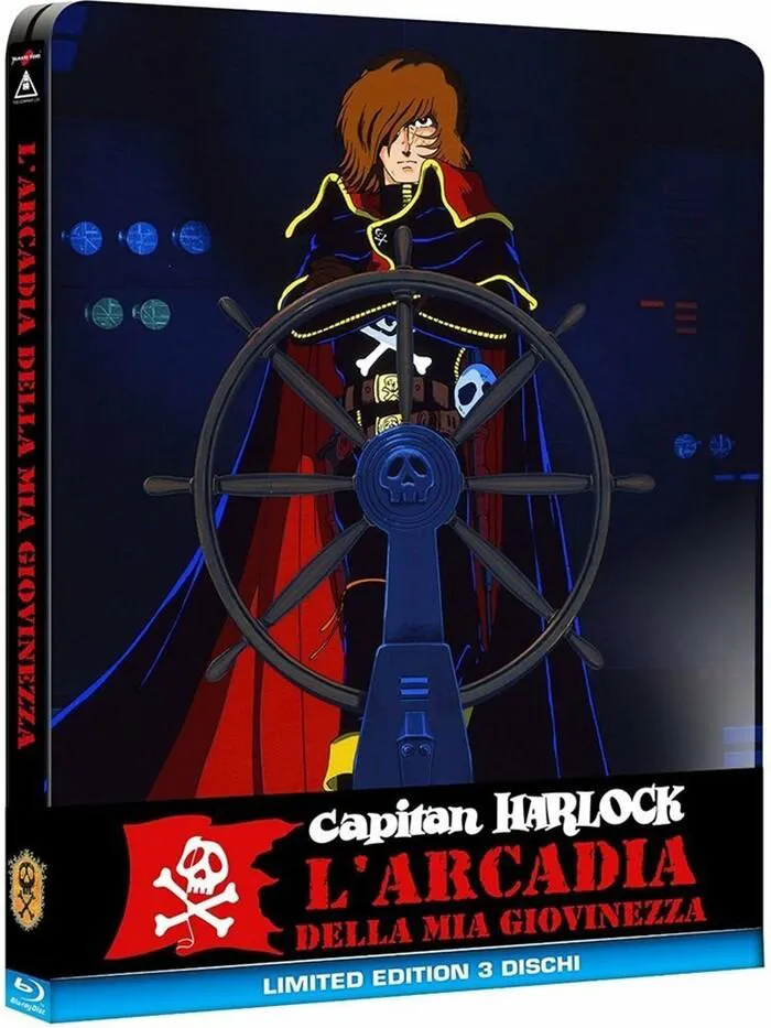 Capitan Harlock - L'Arcadia Della Mia Giovinezza Steelbook 1 Blu-ray + 2 DVD