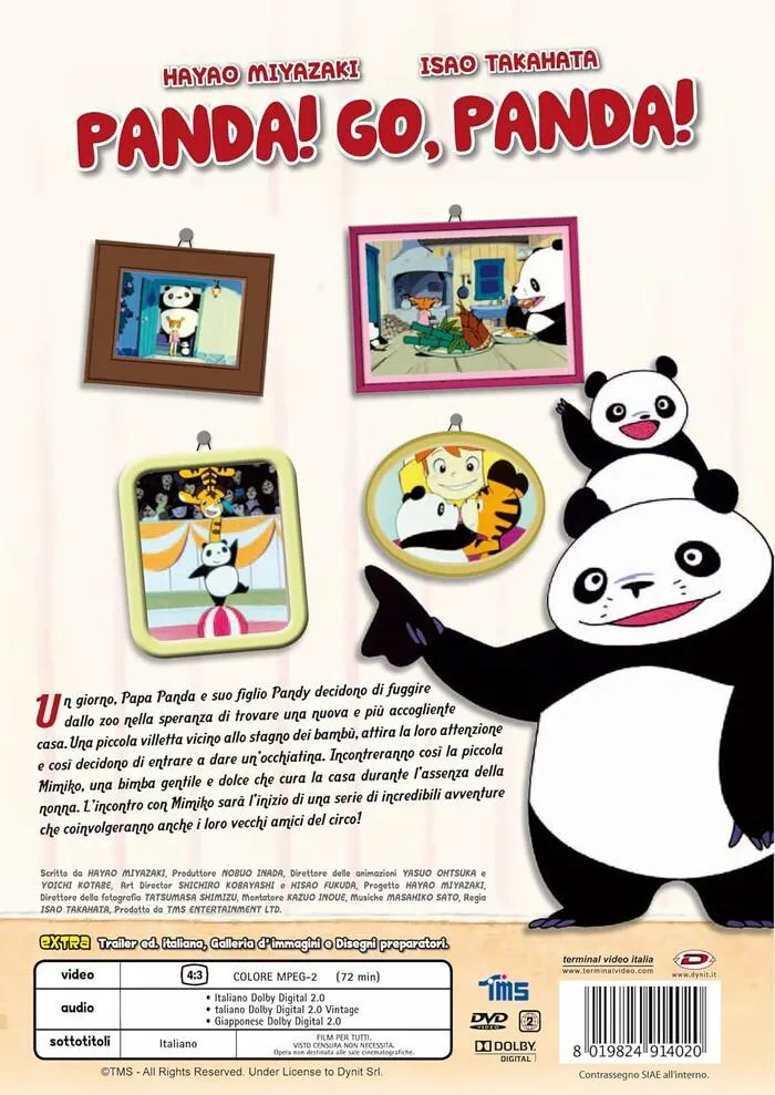 Panda ! Go Panda ! DVD