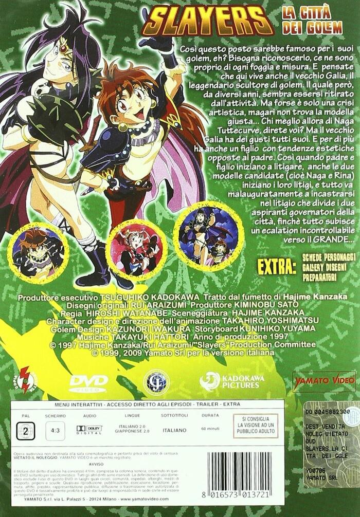 Slayers - La citta' di Golem DVD