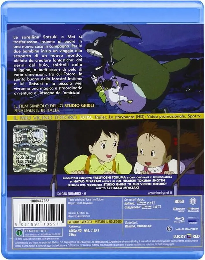 Totoro il mo vicino - Ghibli Miyazaki Blu-ray