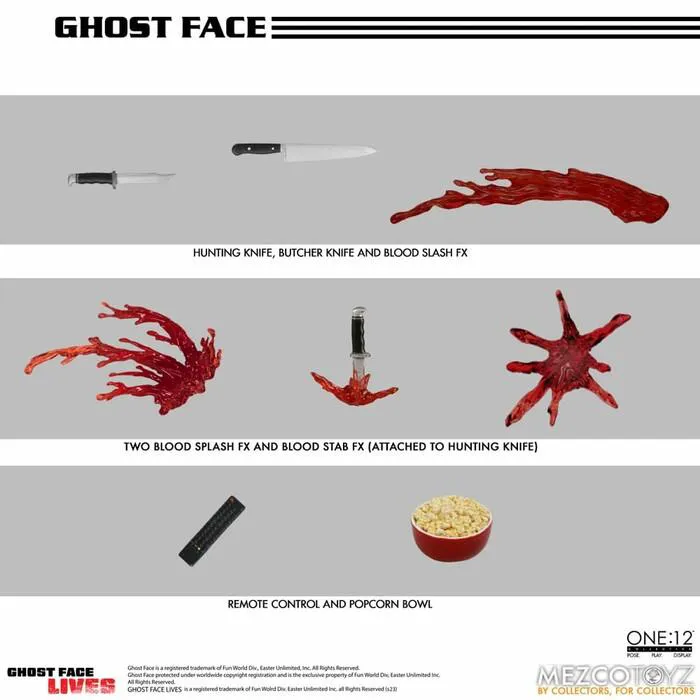 SCREAM - Ghost Face 1/12 Action Figure