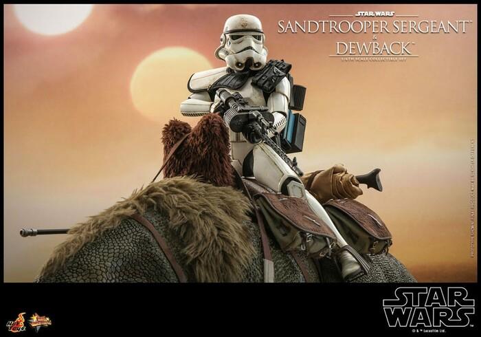 STAR WARS - Episode IV - Sandtrooper Sergeant & Dewback 2-Pack 1/6 Action Figure 12" MMS722