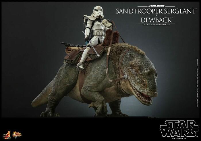 STAR WARS - Episode IV - Sandtrooper Sergeant & Dewback 2-Pack 1/6 Action Figure 12" MMS722