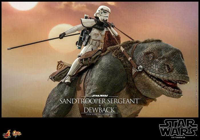STAR WARS - Episode IV - Sandtrooper Sergeant & Dewback 2-Pack 1/6 Action Figure 12" MMS722