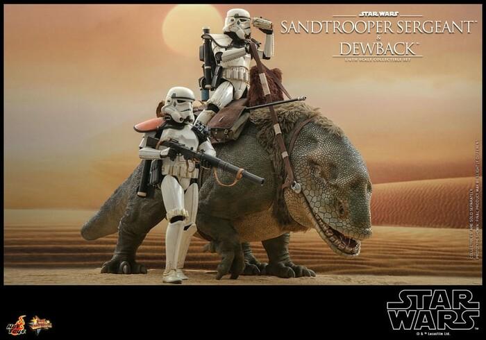 STAR WARS - Episode IV - Sandtrooper Sergeant & Dewback 2-Pack 1/6 Action Figure 12" MMS722